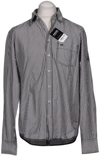 Herren Hemd, grau, Gr. L, Baumwolle - Second Hand - Camel active - Modalova