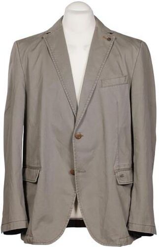 Herren Sakko, grau, Kurz-Gr. 27, Baumwolle, Synthetik - Second Hand - Camel active - Modalova