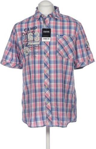 Herren Hemd, blau, Gr. M, Baumwolle - Second Hand - Camp david - Modalova