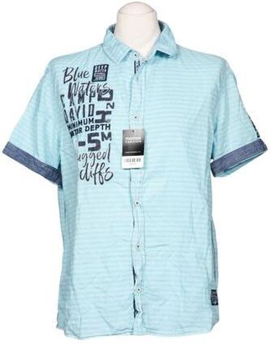 Herren Hemd, blau, Gr. M, Baumwolle - Second Hand - Camp david - Modalova