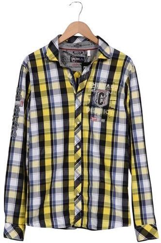 Herren Hemd, gelb, Gr. 46 - Second Hand - Camp david - Modalova