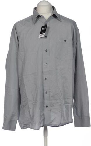 Herren Hemd, grau, Gr. 44, Baumwolle, Synthetik - Second Hand - Casa moda - Modalova