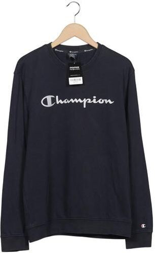 Herren Sweatshirt, marineblau, Gr. L, Baumwolle, Synthetik - Second Hand - Champion - Modalova