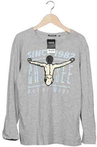 Herren Langarmshirt, grau, Gr. XL, Baumwolle, Viskose - Second Hand - Chiemsee - Modalova