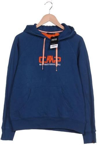 Herren Kapuzenpullover, blau, Gr. EU 50, Baumwolle, Synthetik - Second Hand - CMP - Modalova