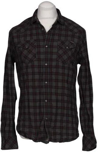 Herren Hemd, grau, Gr. L, Baumwolle - Second Hand - Diesel - Modalova