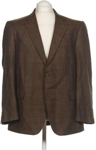 Herren Sakko, braun, Kurz-Gr. 27, Schurwolle, Synthetik, Viskose - Second Hand - Digel - Modalova