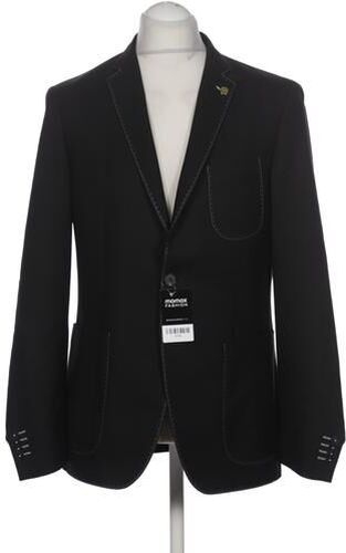 Herren Sakko, schwarz, Lang-Gr. 98, Schurwolle, Synthetik, Viskose - Second Hand - Digel - Modalova
