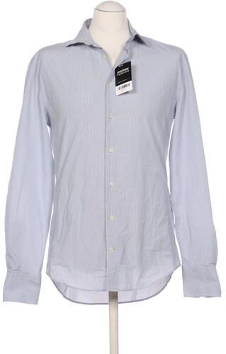 Herren Hemd, blau, Gr. 40, Baumwolle - Second Hand - Drykorn - Modalova