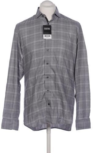 Herren Hemd, grau, Gr. 42 - Second Hand - Eterna - Modalova