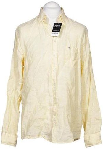 Herren Hemd, gelb, Gr. L, Leder - Second Hand - Fynch Hatton - Modalova