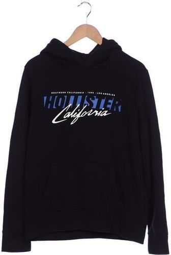 Herren Kapuzenpullover, schwarz, Gr. M, Baumwolle, Synthetik - Second Hand - Hollister - Modalova