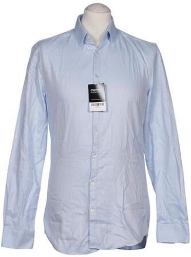 Herren Hemd, blau, Gr. 39, Baumwolle - Second Hand - Jake s - Modalova