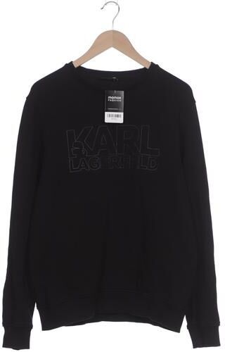 Herren Sweatshirt, schwarz, Gr. L, Baumwolle - Second Hand - Karl by Karl Lagerfeld - Modalova
