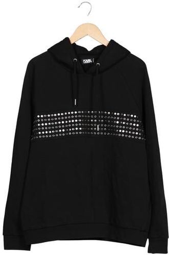 Herren Kapuzenpullover, schwarz, Gr. XL, Baumwolle, Synthetik - Second Hand - Karl by Karl Lagerfeld - Modalova