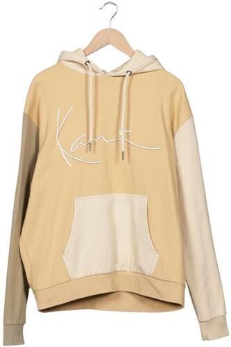 Herren Kapuzenpullover, beige, Gr. M, Baumwolle, Synthetik - Second Hand - Karl kani - Modalova