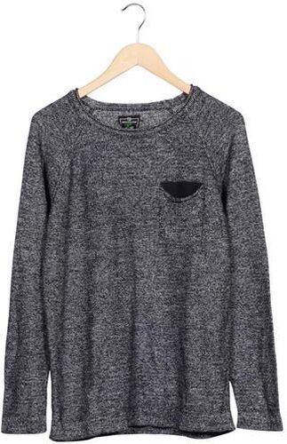 Herren Pullover, grau, Gr. M, Baumwolle, Synthetik - Second Hand - Key largo - Modalova