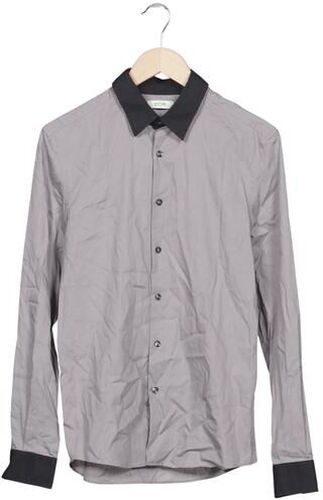 Herren Hemd, grau, Gr. S, Baumwolle - Second Hand - Kiomi - Modalova