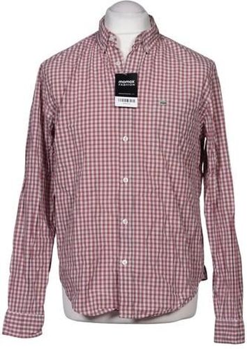 Herren Hemd, rot, Gr. 41, Baumwolle - Second Hand - Lacoste - Modalova
