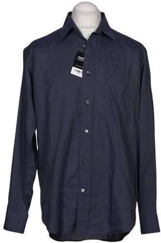 Herren Hemd, marineblau, Gr. 42, Baumwolle - Second Hand - Lagerfeld - Modalova