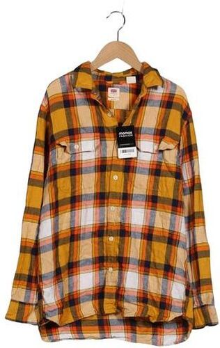 Herren Hemd, gelb, Gr. S, Baumwolle, Hanf - Second Hand - Levis - Modalova