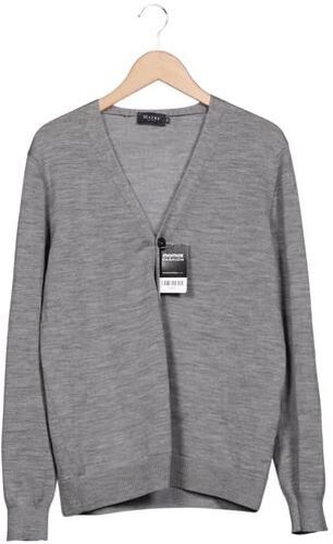 Herren Strickjacke, grau, Gr. EU 50, Schurwolle - Second Hand - MAERZ - Modalova