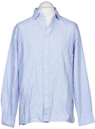 Herren Hemd, hellblau, Gr. XL, Baumwolle - Second Hand - Massimo Dutti - Modalova
