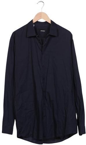 Herren Hemd, marineblau, Gr. 46, Baumwolle - Second Hand - MeyEdlich - Modalova