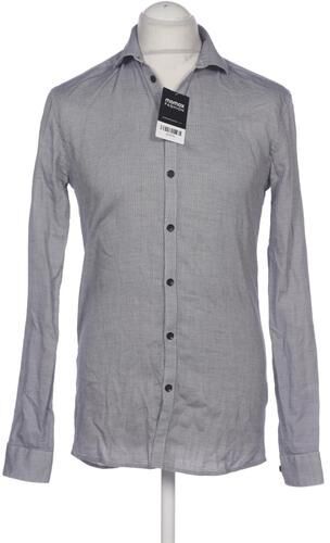 Herren Hemd, grau, Gr. M, Baumwolle - Second Hand - Minimum - Modalova