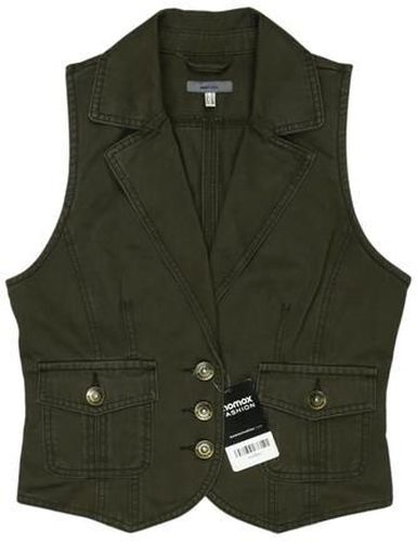 Damen Weste, grün, Gr. EU 36, Baumwolle - Second Hand - Montego - Modalova