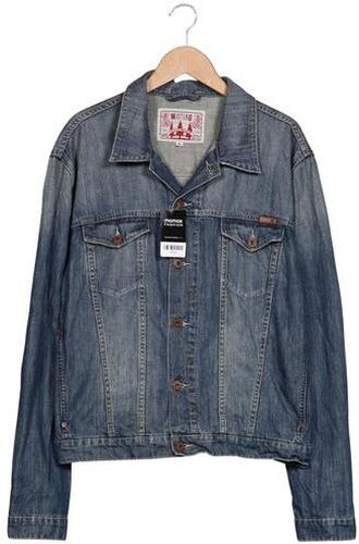 Herren Jacke, blau, Gr. XL, Baumwolle - Second Hand - Mustang - Modalova
