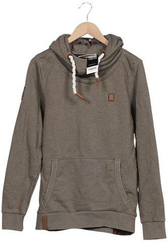 Herren Kapuzenpullover, grün, Gr. L, Baumwolle, Synthetik - Second Hand - Naketano - Modalova