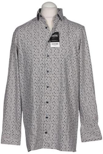 Herren Hemd, grau, Gr. 42, Elasthan, Baumwolle, Synthetik - Second Hand - Olymp - Modalova
