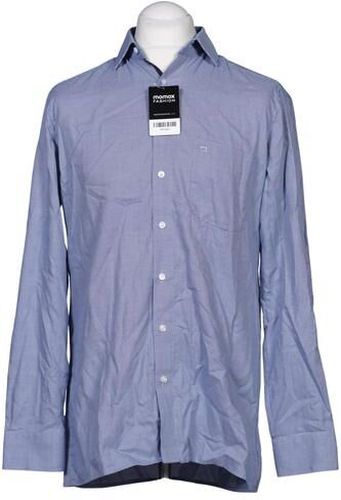 Herren Hemd, blau, Gr. 41, Baumwolle - Second Hand - Olymp - Modalova