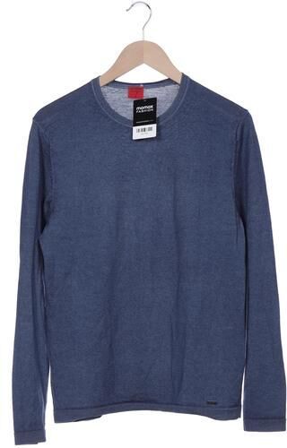 Herren Pullover, marineblau, Gr. M, Schurwolle - Second Hand - Olymp - Modalova