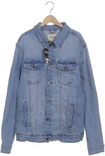 Herren Jacke, blau, Gr. L, Elasthan, Baumwolle - Second Hand - Pull & Bear - Modalova