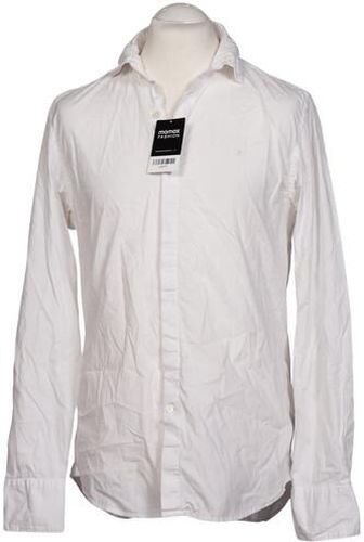 Herren Hemd, weiß, Gr. L, Elasthan, Baumwolle - Second Hand - Replay - Modalova