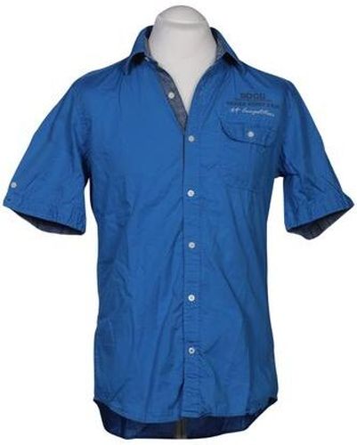 Herren Hemd, blau, Gr. M, Baumwolle - Second Hand - S. Oliver - Modalova