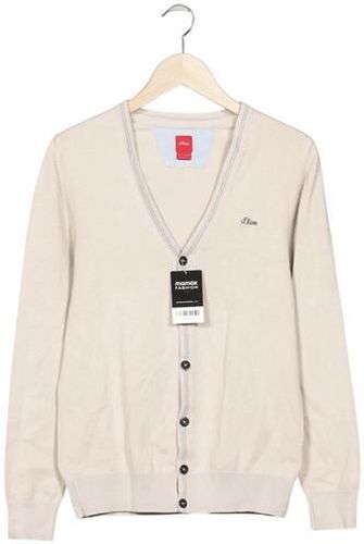 Herren Strickjacke, beige, Gr. S, Baumwolle - Second Hand - S. Oliver - Modalova