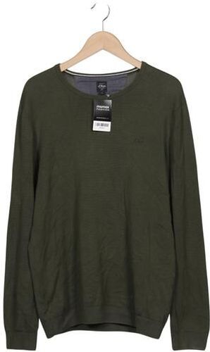 Herren Pullover, grün, Gr. L, Baumwolle - Second Hand - S. Oliver - Modalova