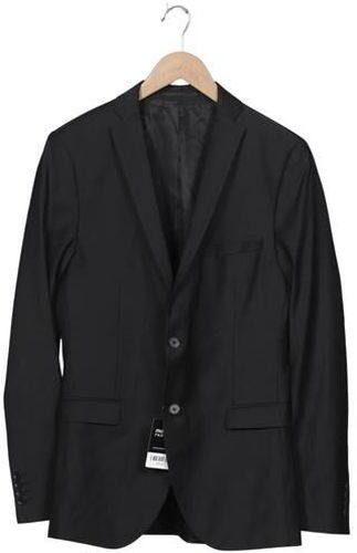 Herren Sakko, schwarz, Lang-Gr. 94, Elasthan, Synthetik, Wolle, Viskose - Second Hand - Selected - Modalova