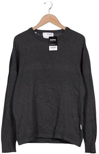 Herren Pullover, grau, Gr. L, Baumwolle - Second Hand - Selected - Modalova