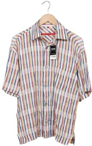 Herren Hemd, mehrfarbig, Gr. S, Elasthan, Baumwolle, Synthetik, Viskose - Second Hand - SIGNUM - Modalova