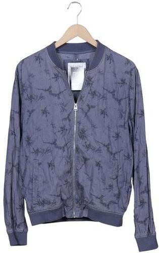 Herren Jacke, blau, Gr. M, Baumwolle, Leinen, Synthetik - Second Hand - Springfield - Modalova