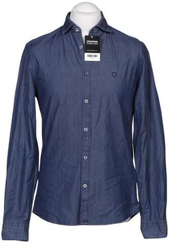 Herren Hemd, blau, Gr. M, Baumwolle - Second Hand - Strellson - Modalova