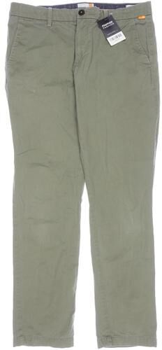 Herren Stoffhose, grün, Gr. W32 L32, Elasthan, Baumwolle, Leder - Second Hand - Timberland - Modalova