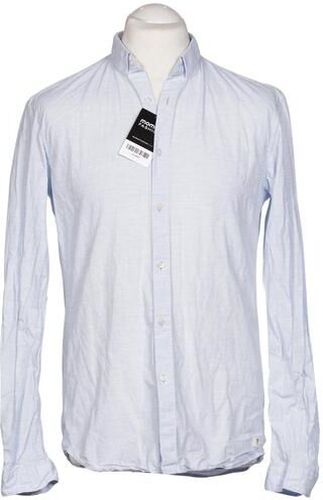 Herren Hemd, hellblau, Gr. M, Baumwolle - Second Hand - Tom Tailor Denim - Modalova