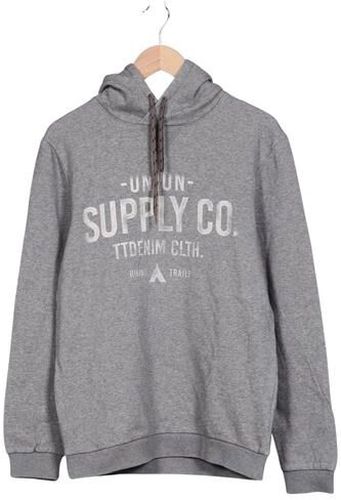 Herren Kapuzenpullover, grau, Gr. M, Baumwolle, Synthetik - Second Hand - Tom Tailor Denim - Modalova