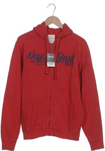 Herren Kapuzenpullover, rot, Gr. S, Baumwolle - Second Hand - Tom tailor - Modalova