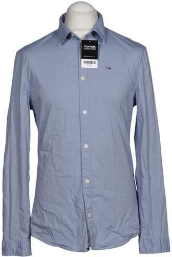 Herren Hemd, blau, Gr. L, Elasthan, Baumwolle - Second Hand - Tommy Jeans - Modalova